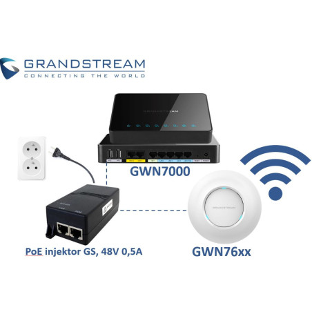 Grandstream PoE Injector 48V 0,5A