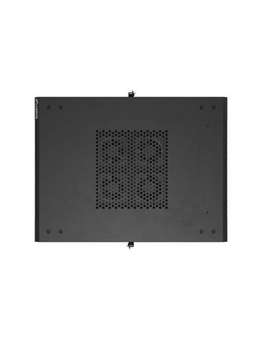 LANBERG INŠTALAČNÝ SKRIŇOVÝ ROZVADEČ 19" 22U 600X800 ČIERNE SKLENENÉ DVERE (PLOCHÉ BALENIE)