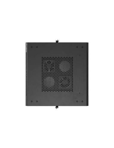 LANBERG 19" VOĽNE STOJÚCA RACKOVÁ SKRIŇA 27U/600X600 (FLAT PACK) S PRESKLENÝMI DVERAMI ČIERNA