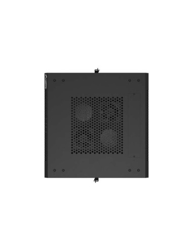 LANBERG 19" VOĽNE STOJÚCA RACKOVÁ SKRIŇA 32U/600X600 (FLAT PACK) S PRESKLENÝMI DVERAMI ČIERNA