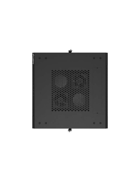 LANBERG 19" VOĽNE STOJÚCA RACKOVÁ SKRIŇA 32U/600X600 (FLAT PACK) S PRESKLENÝMI DVERAMI ČIERNA