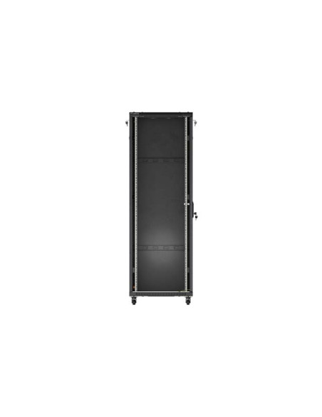 LANBERG 19" VOĽNE STOJÚCA RACKOVÁ SKRIŇA 37U/600X600 (FLAT PACK) S PRESKLENÝMI DVERAMI ČIERNA