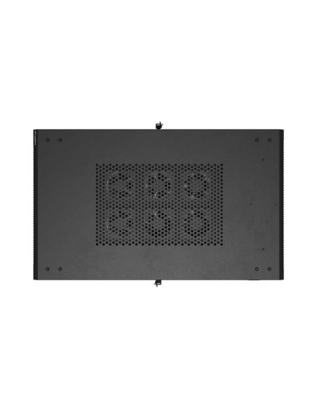 LANBERG INŠTALAČNÝ SKRIŇOVÝ ROZVADEČ 19" 42U 600X1000 ČIERNE SKLENENÉ DVERE (PLOCHÉ BALENIE)
