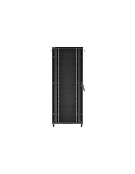 LANBERG 19" VOĽNE STOJÚCA RACKOVÁ SKRIŇA 42U/800X1000 (FLAT PACK) S PRESKLENÝMI DVERAMI ČIERNA