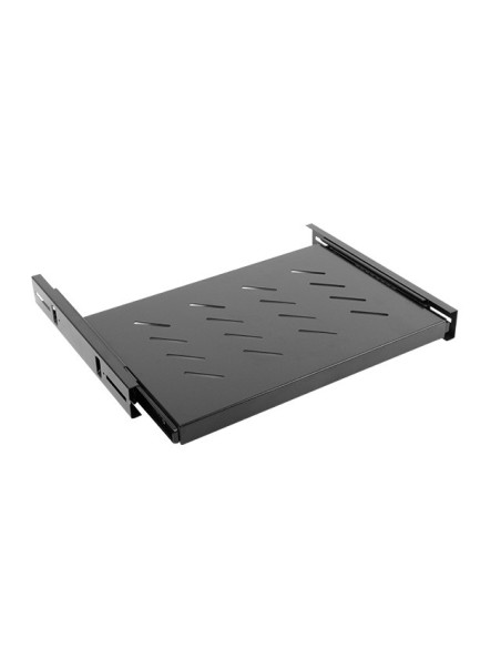 LANBERG 19" POSUVNÁ POLICA 1U/465X347MM MAX. NOSNOSŤ DO 60 KG ČIERNA