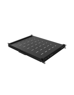 LANBERG POSUVNÁ POLICA PRO 19" RACKOVÉ SKRINE 350MM ČIERNA (1U/445X350MM, NOSNOSŤ 35KG, 4-BODOVÉ M