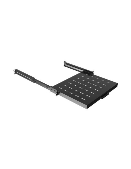 LANBERG POSUVNÁ POLICA PRO 19" RACKOVÉ SKRINE 350MM ČIERNA (1U/445X350MM, NOSNOSŤ 35KG, 4-BODOVÉ M