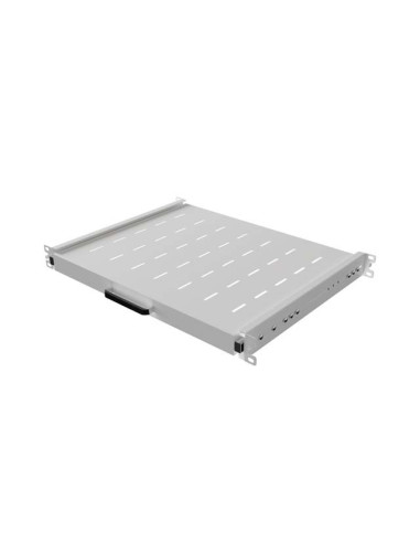 LANBERG POSUVNÁ POLICA PRO 19" RACKOVÉ SKRINE 350MM ŠEDÁ (1U/445X350MM, NOSNOSŤ DO 35KG, 4PO