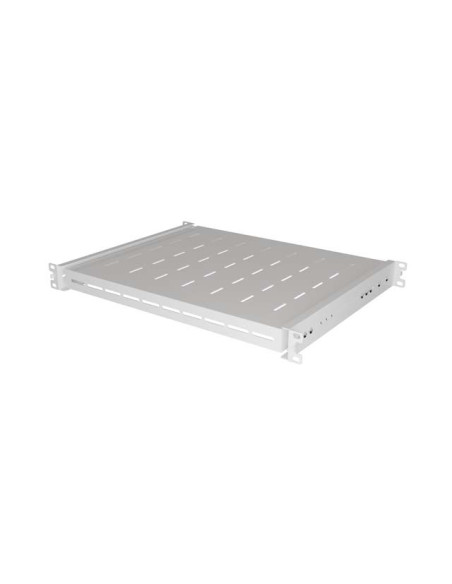LANBERG POSUVNÁ POLICA PRO 19" RACKOVÉ SKRINE 350MM ŠEDÁ (1U/445X350MM, NOSNOSŤ DO 35KG, 4PO