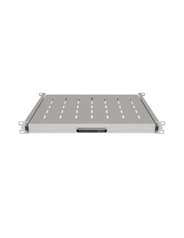 LANBERG POSUVNÁ POLICA PRO 19" RACKOVÉ SKRINE 350MM ŠEDÁ (1U/445X350MM, NOSNOSŤ DO 35KG, 4PO
