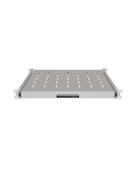 LANBERG POSUVNÁ POLICA PRO 19" RACKOVÉ SKRINE 350MM ŠEDÁ (1U/445X350MM, NOSNOSŤ DO 35KG, 4PO