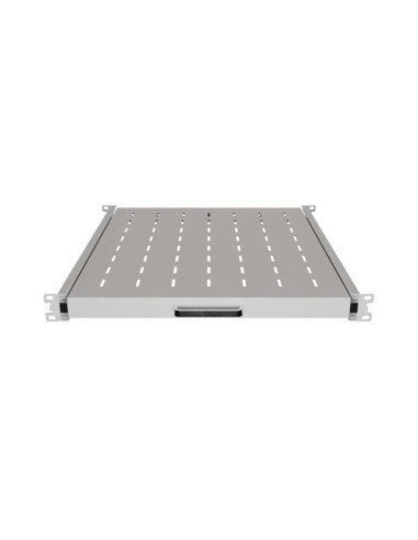 LANBERG POSUVNÁ POLICA PRO 19" RACKOVÉ SKRINE 500MM ŠEDÁ (1U/445X500MM, NOSNOSŤ DO 35KG, 4PO