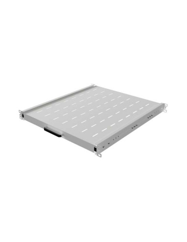 LANBERG POSUVNÁ POLICA PRO 19" RACKOVÉ SKRINE 500MM ŠEDÁ (1U/445X500MM, NOSNOSŤ DO 35KG, 4PO
