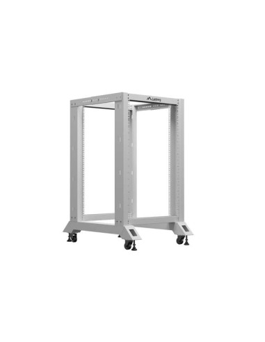 LANBERG OTVORENÝ RACK 19" 18U 600X800 ŠEDÝ