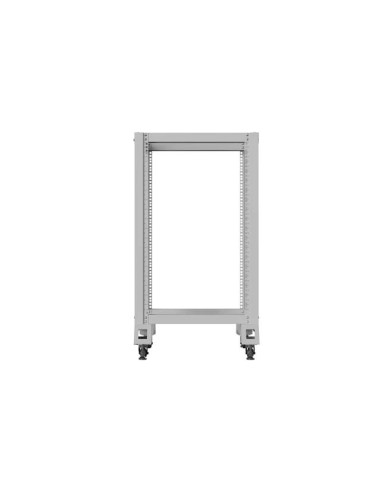 LANBERG OTVORENÝ RACK 19" 18U 600X800 ŠEDÝ
