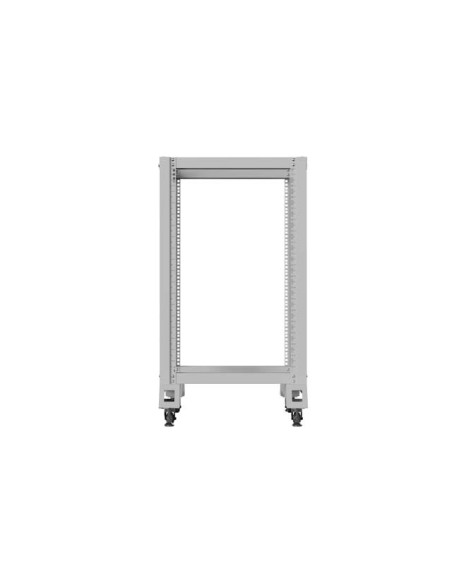 LANBERG OTVORENÝ RACK 19" 18U 600X800 ŠEDÝ