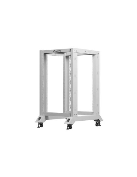 LANBERG OTVORENÝ RACK 19" 18U 600X800 ŠEDÝ