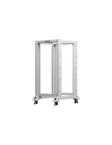 LANBERG OTVORENÝ RACK 19" 22U 600X800 ŠEDÝ