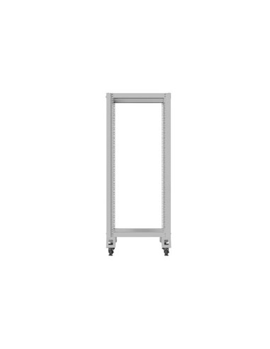 LANBERG OTVORENÝ RACK 19" 27U 600X800 ŠEDÝ