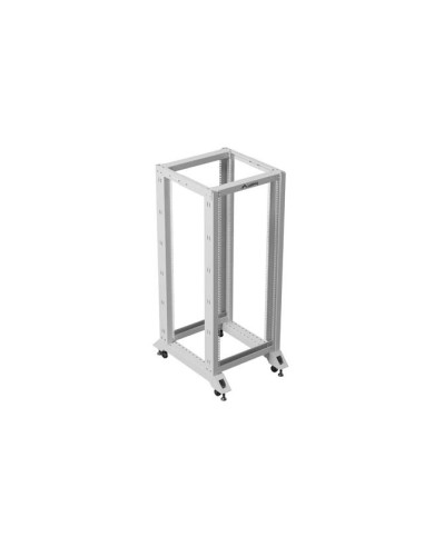 LANBERG OTVORENÝ RACK 19" 27U 600X800 ŠEDÝ
