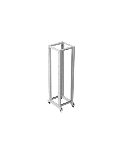 LANBERG OTVORENÝ RACK 19" 42U 600X800 ŠEDÝ
