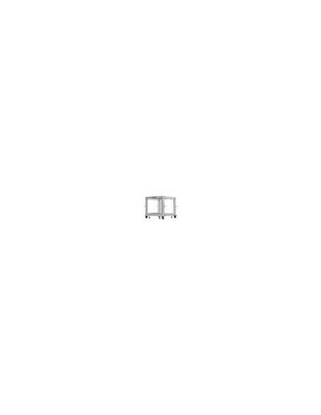 LANBERG OTVORENÝ RACK 19" 9U 600X600-1100 NASTAVITEĽNÝ ŠEDÝ