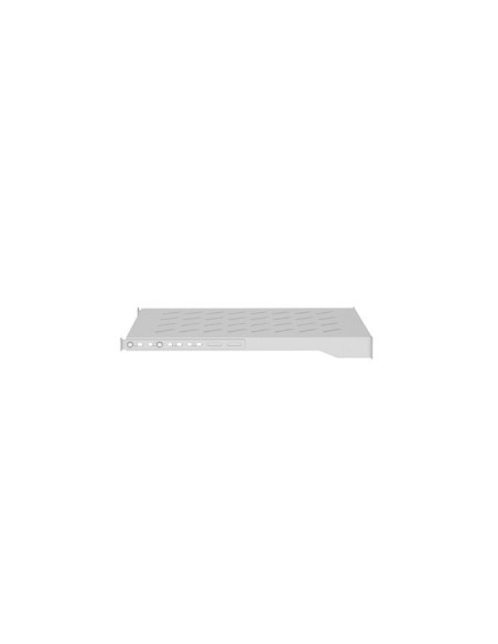 LANBERG POLICE PRO 19" SKRINE 800MM ŠEDÁ (1U/483X500MM NOSNOSŤ DO 25KG, 4BODOVÁ MONTÁŽ)