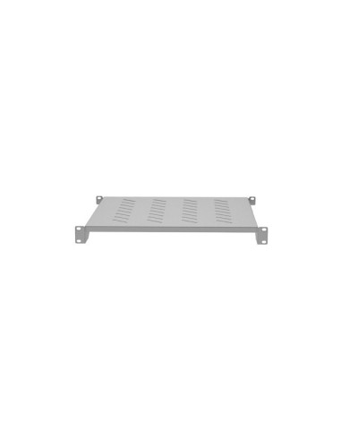 LANBERG POLICE PRO 19" SKRINE 800MM ŠEDÁ (1U/483X500MM NOSNOSŤ DO 25KG, 4BODOVÁ MONTÁŽ)