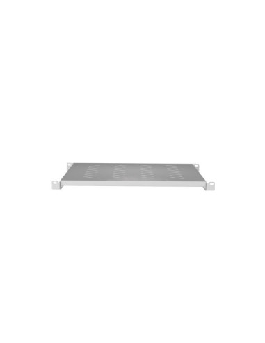 LANBERG POLICE PRO 19" SKRINE 800MM ŠEDÁ (1U/483X500MM NOSNOSŤ DO 25KG, 4BODOVÁ MONTÁŽ)