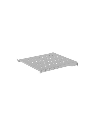 LANBERG POLICE PRO 19" SKRINE 800MM ŠEDÁ (1U/483X500MM NOSNOSŤ DO 25KG, 4BODOVÁ MONTÁŽ)