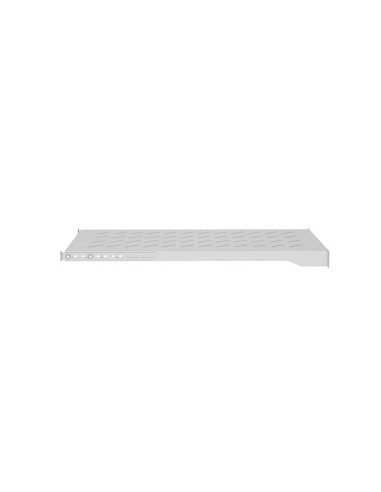 LANBERG POLICE PRO 19" SKRINE 1000MM ŠEDÁ (1U/483X700MM NOSNOSŤ DO 25KG, 4BODOVÁ MONTÁŽ)