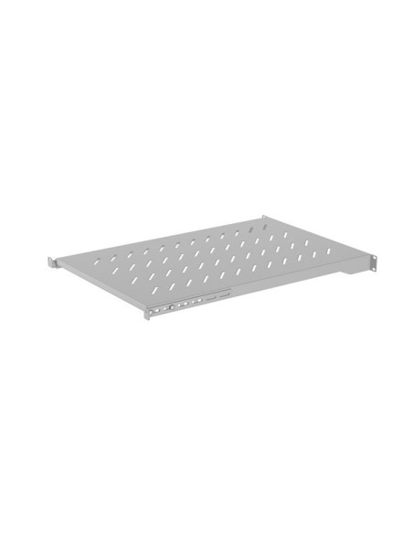 LANBERG POLICE PRO 19" SKRINE 1000MM ŠEDÁ (1U/483X700MM NOSNOSŤ DO 25KG, 4BODOVÁ MONTÁŽ)