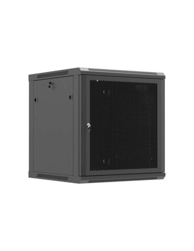 LANBERG NÁSTENNÁ INŠTALAČNÁ SKRIŇA 19" 12U 600X600 ČIERNE PERFOROVANÉ DVERE (PLOCHÉ BALENIE)