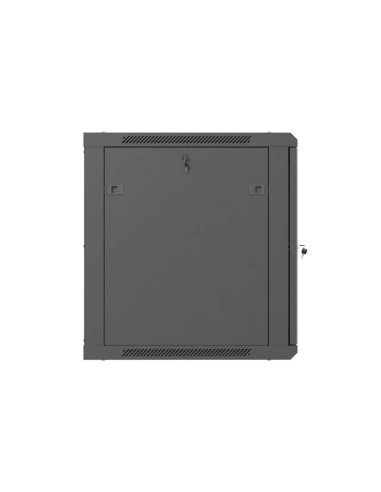 LANBERG NÁSTENNÁ INŠTALAČNÁ SKRIŇA 19" 12U 600X600 ČIERNE PERFOROVANÉ DVERE (PLOCHÉ BALENIE)