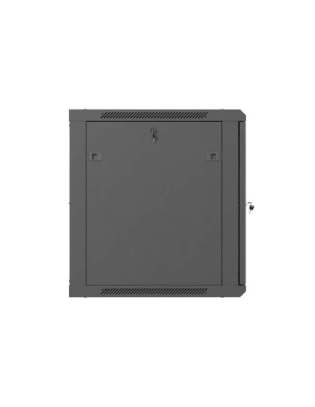 LANBERG NÁSTENNÁ INŠTALAČNÁ SKRIŇA 19" 12U 600X600 ČIERNE PERFOROVANÉ DVERE (PLOCHÉ BALENIE)