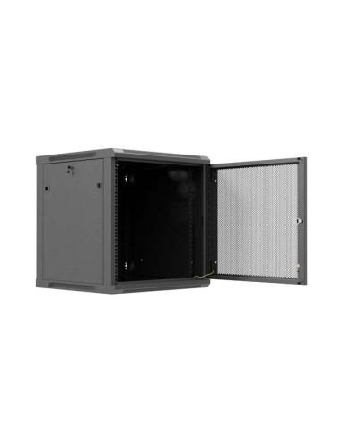 LANBERG NÁSTENNÁ INŠTALAČNÁ SKRIŇA 19" 12U 600X600 ČIERNE PERFOROVANÉ DVERE (PLOCHÉ BALENIE)