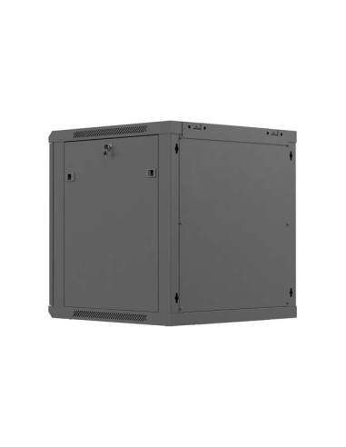 LANBERG NÁSTENNÁ INŠTALAČNÁ SKRIŇA 19" 12U 600X600 ČIERNE PERFOROVANÉ DVERE (PLOCHÉ BALENIE)
