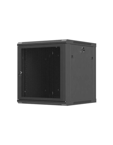 LANBERG NÁSTENNÁ INŠTALAČNÁ SKRIŇA 19" 12U 600X600 ČIERNE PERFOROVANÉ DVERE (PLOCHÉ BALENIE)