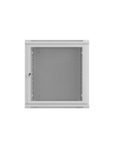 LANBERG NÁSTENNÁ INŠTALAČNÁ SKRIŇA 19" 12U 600X600 ŠEDÉ PERFOROVANÉ DVERE (PLOCHÉ BALENIE)