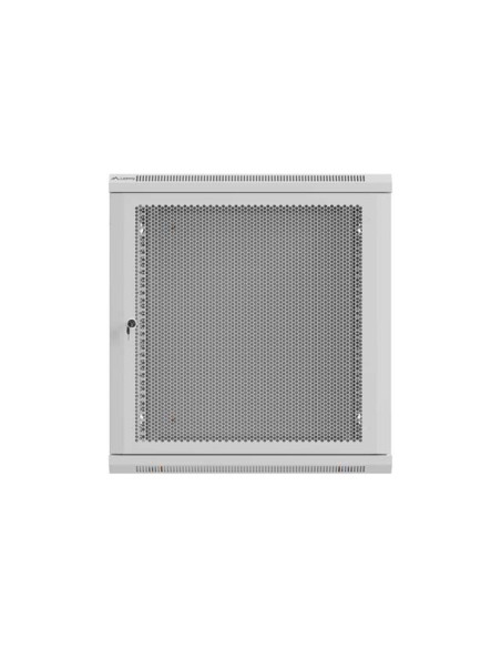 LANBERG NÁSTENNÁ INŠTALAČNÁ SKRIŇA 19" 12U 600X600 ŠEDÉ PERFOROVANÉ DVERE (PLOCHÉ BALENIE)