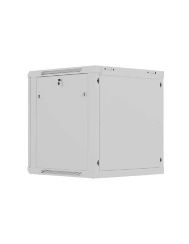 LANBERG NÁSTENNÁ INŠTALAČNÁ SKRIŇA 19" 12U 600X600 ŠEDÉ PERFOROVANÉ DVERE (PLOCHÉ BALENIE)