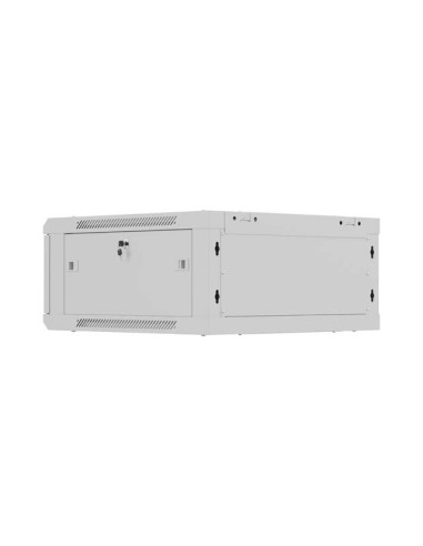 LANBERG NÁSTENNÁ INŠTALAČNÁ SKRIŇA 19" 4U 600X600 ŠEDÉ PERFOROVANÉ DVERE (PLOCHÉ BALENIE)