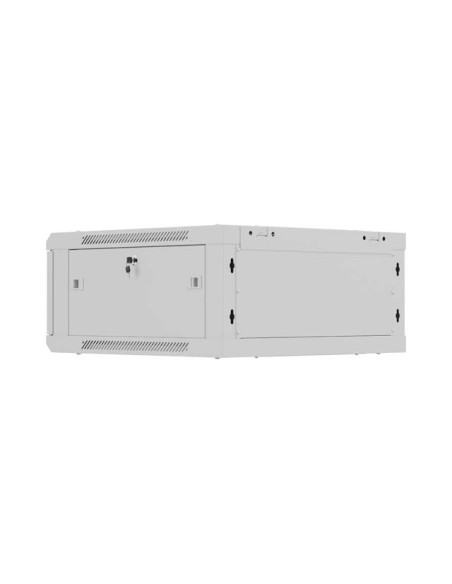LANBERG NÁSTENNÁ INŠTALAČNÁ SKRIŇA 19" 4U 600X600 ŠEDÉ PERFOROVANÉ DVERE (PLOCHÉ BALENIE)