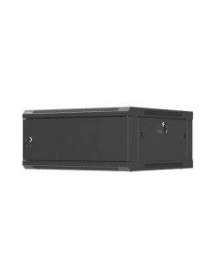 LANBERG NÁSTENNÁ INŠTALAČNÁ SKRIŇA 19" 4U 600X600 ČIERNE KOVOVÉ DVERE (PLOCHÉ BALENIE)