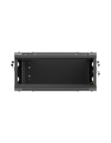 LANBERG NÁSTENNÁ INŠTALAČNÁ SKRIŇA 19" 4U 600X450 ČIERNE KOVOVÉ DVERE (PLOCHÉ BALENIE)