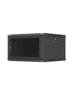 LANBERG NÁSTENNÁ INŠTALAČNÁ SKRIŇA 19" 6U 600X600 ČIERNE PERFOROVANÉ DVERE (PLOCHÉ BALENIE)