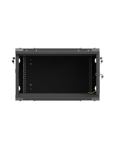 LANBERG NÁSTENNÁ INŠTALAČNÁ SKRIŇA 19" 6U 600X600 ČIERNE PERFOROVANÉ DVERE (PLOCHÉ BALENIE)