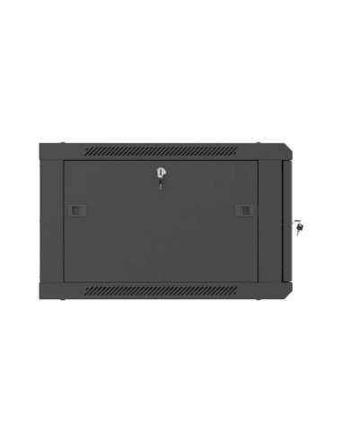 LANBERG NÁSTENNÁ INŠTALAČNÁ SKRIŇA 19" 6U 600X600 ČIERNE PERFOROVANÉ DVERE (PLOCHÉ BALENIE)