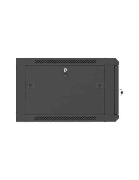 LANBERG NÁSTENNÁ INŠTALAČNÁ SKRIŇA 19" 6U 600X600 ČIERNE PERFOROVANÉ DVERE (PLOCHÉ BALENIE)