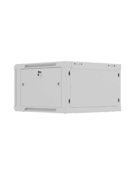 LANBERG NÁSTENNÁ INŠTALAČNÁ SKRIŇA 19" 6U 600X600 ŠEDÉ PERFOROVANÉ DVERE (PLOCHÉ BALENIE)